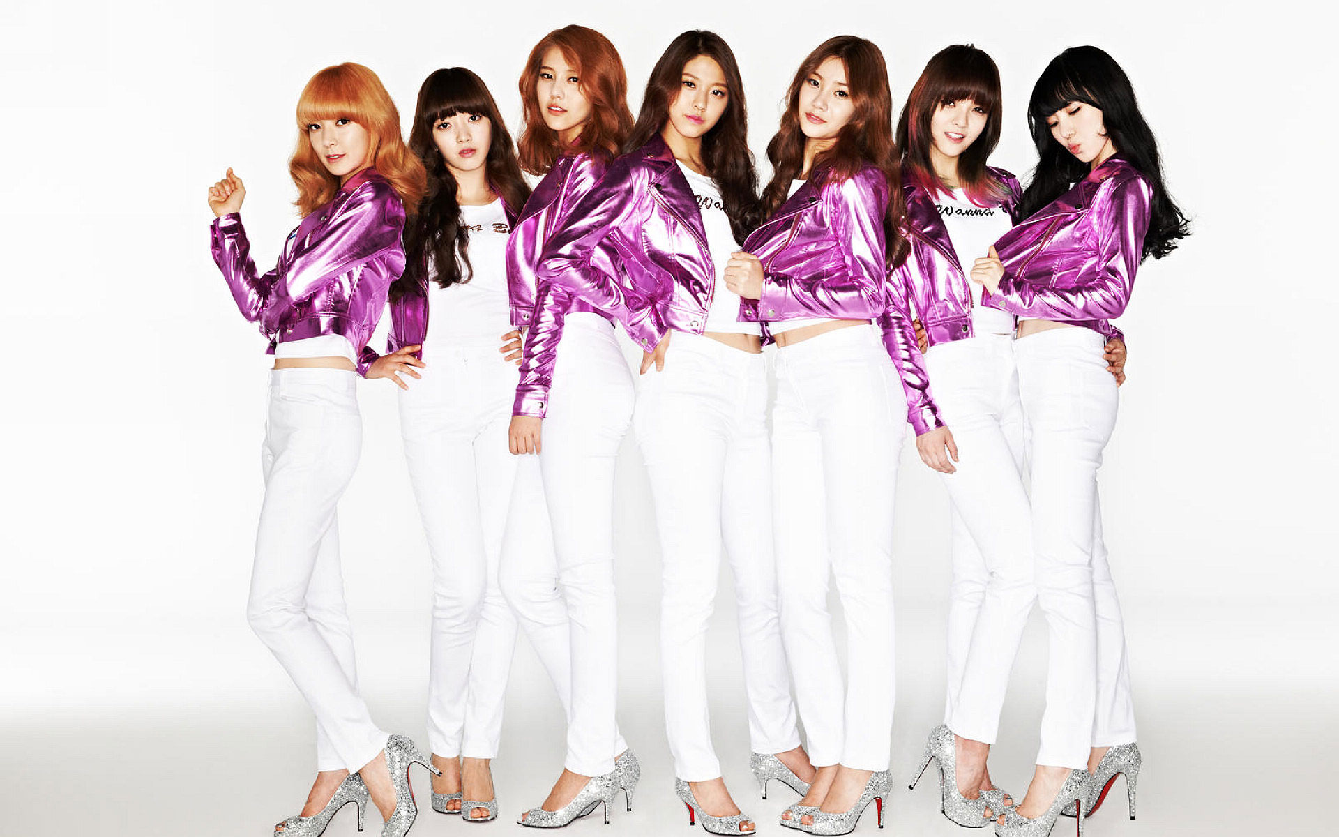 韩国aoa组合写真高清壁纸