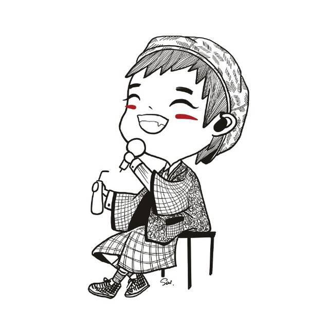 今日份et优秀饭绘分享华晨宇演唱会全场造型简笔画