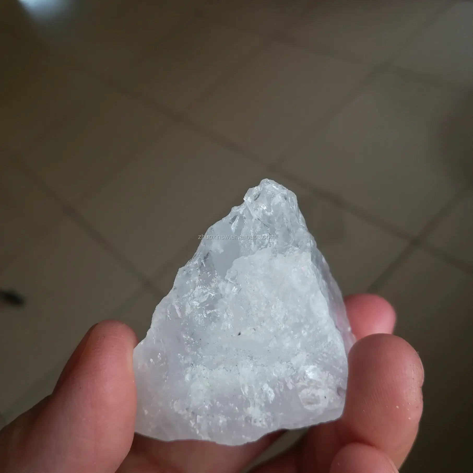 高品质透明石英石原始原料