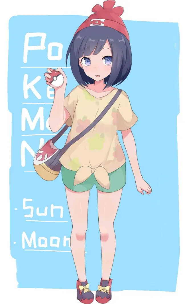 精灵宝可梦日月女主角 美月