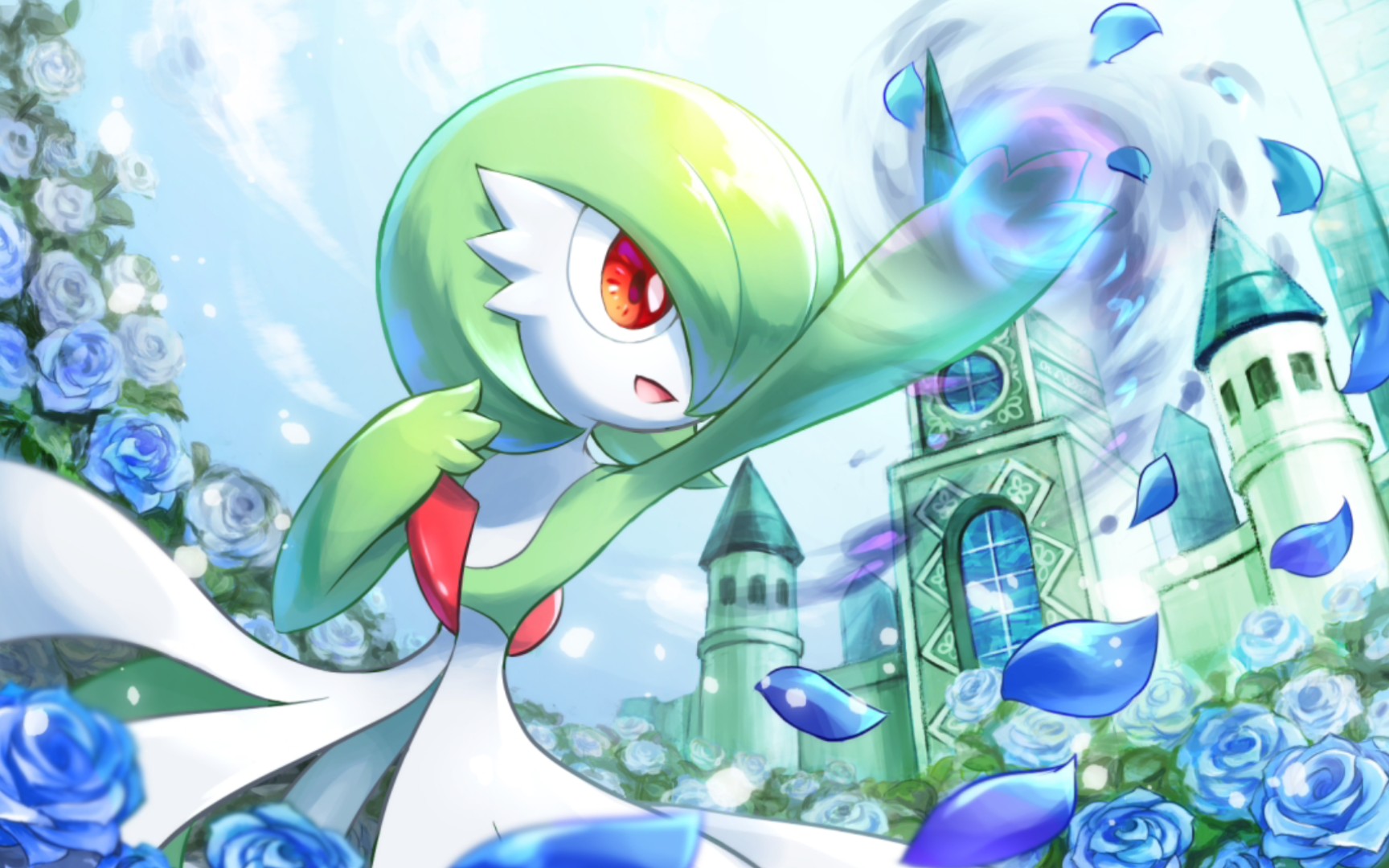 活动作品宝可梦剑盾双打女朋友沙奈朵队