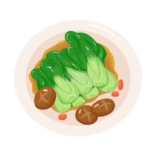 炒青菜简笔画 炒青菜简笔画怎么画好看