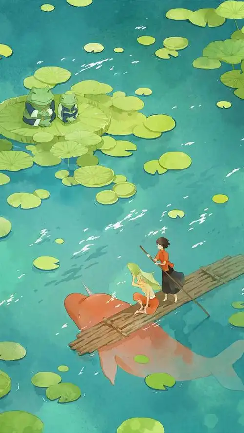 大鱼海棠唯美壁纸.椿去湫来,海棠花开