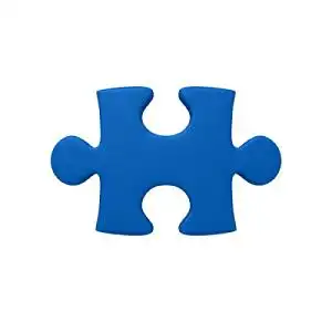 蓝色拼图