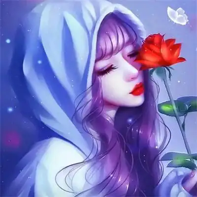 可爱古风卡通女生头像高清唯美时尚卡通女头图片