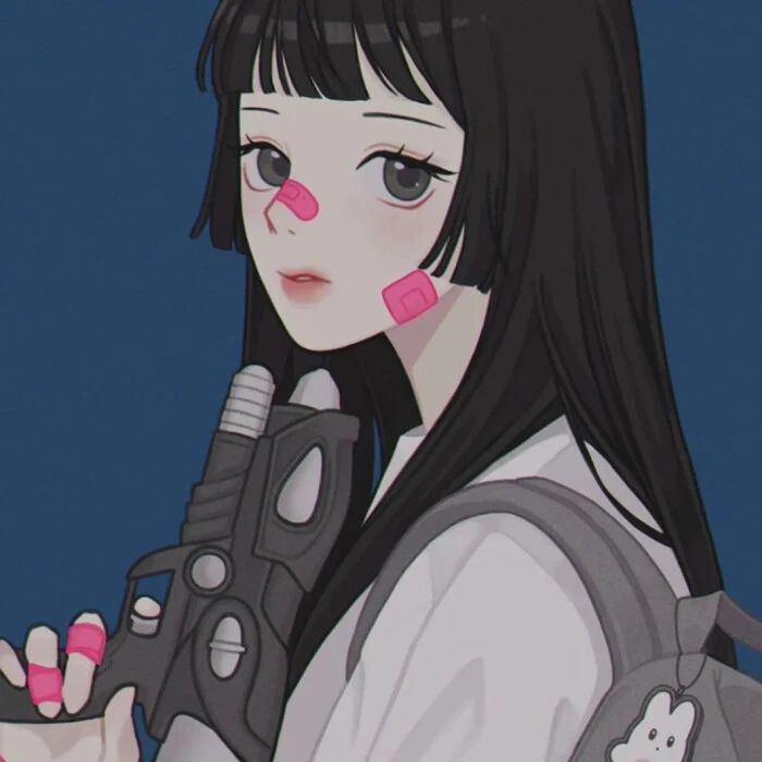 2021最火微信qq简单可爱呆萌霸气高冷仙女生闺蜜头像 新年最潮动漫二