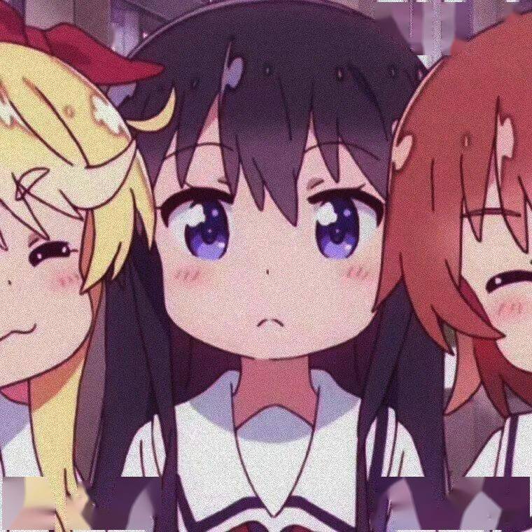 动漫头像丨三人闺蜜头像