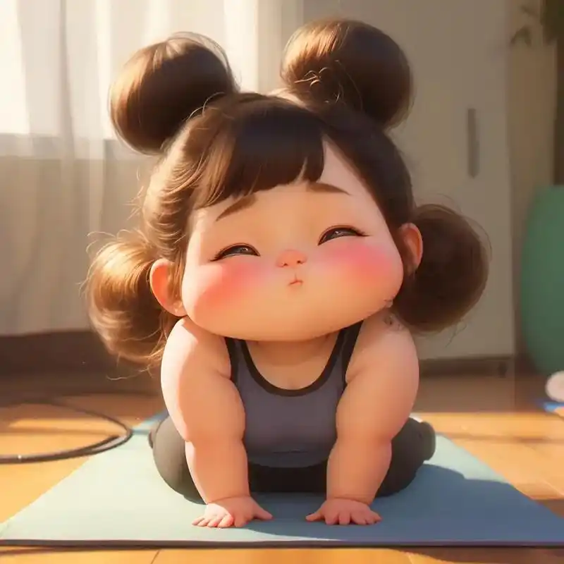 阔爱炸了 #可爱头像女卡通呆萌 #头像 - 抖音