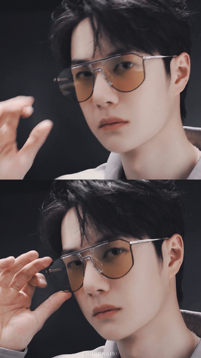 多戴眼镜#王一博#/#王一博两部剧获年度剧集作品推荐