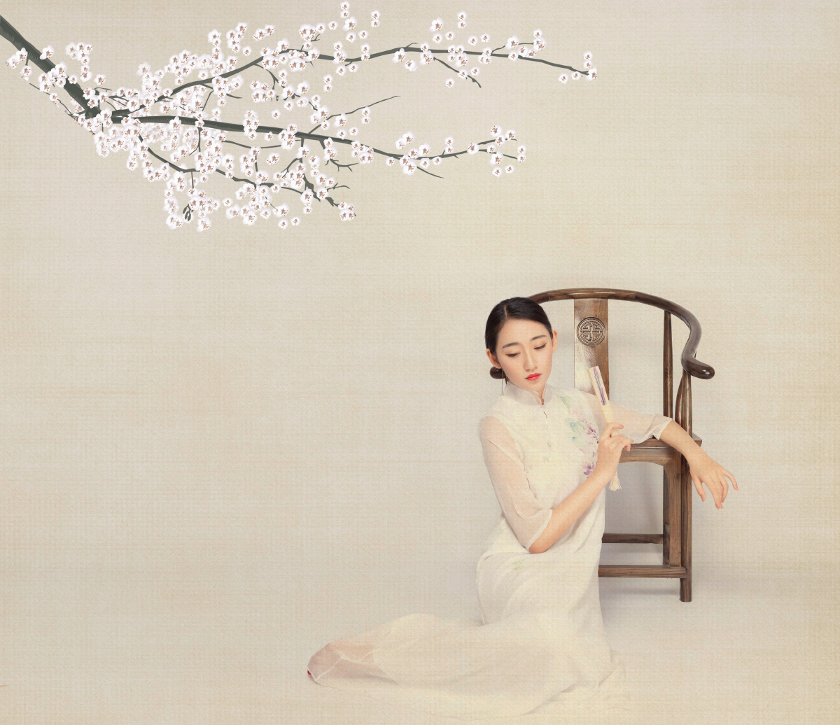 轻复古工笔画写真