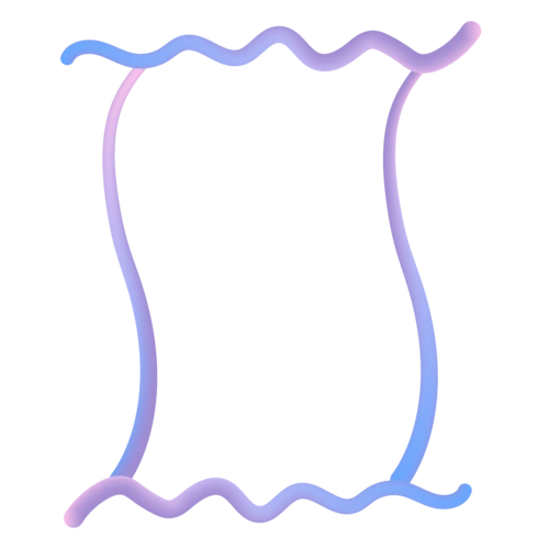 矢量曲线文字边框设计图片