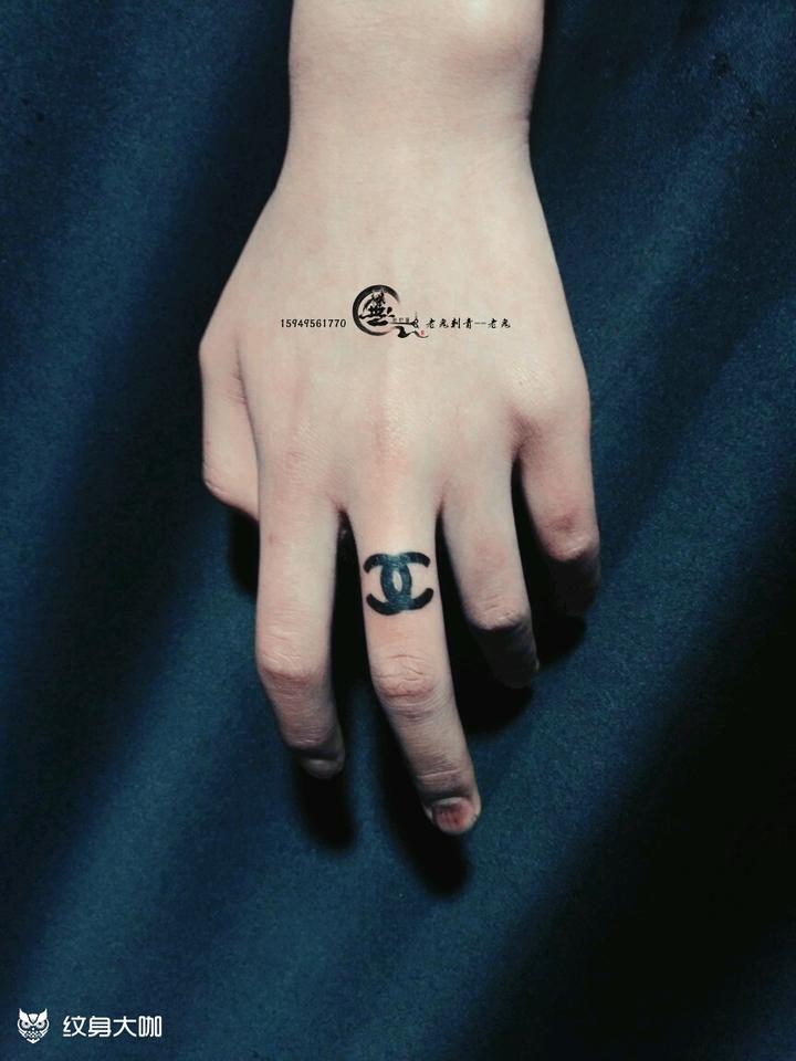 手指纹身_纹身图案手稿图片_老鬼的纹身作品集