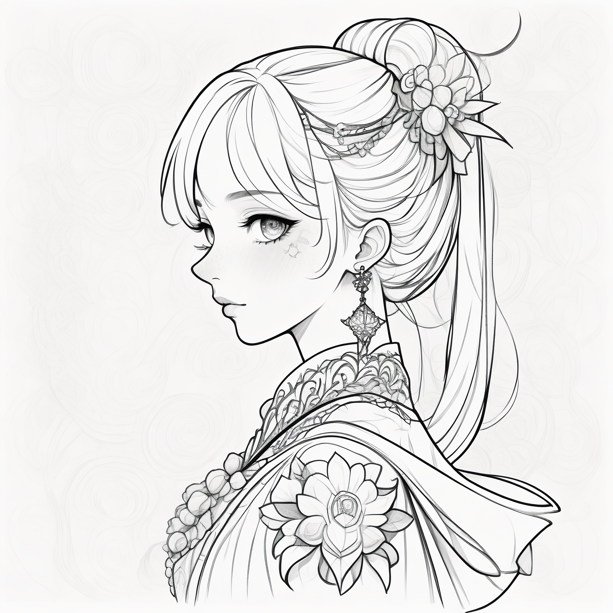 高级微信黑白素描头像✨