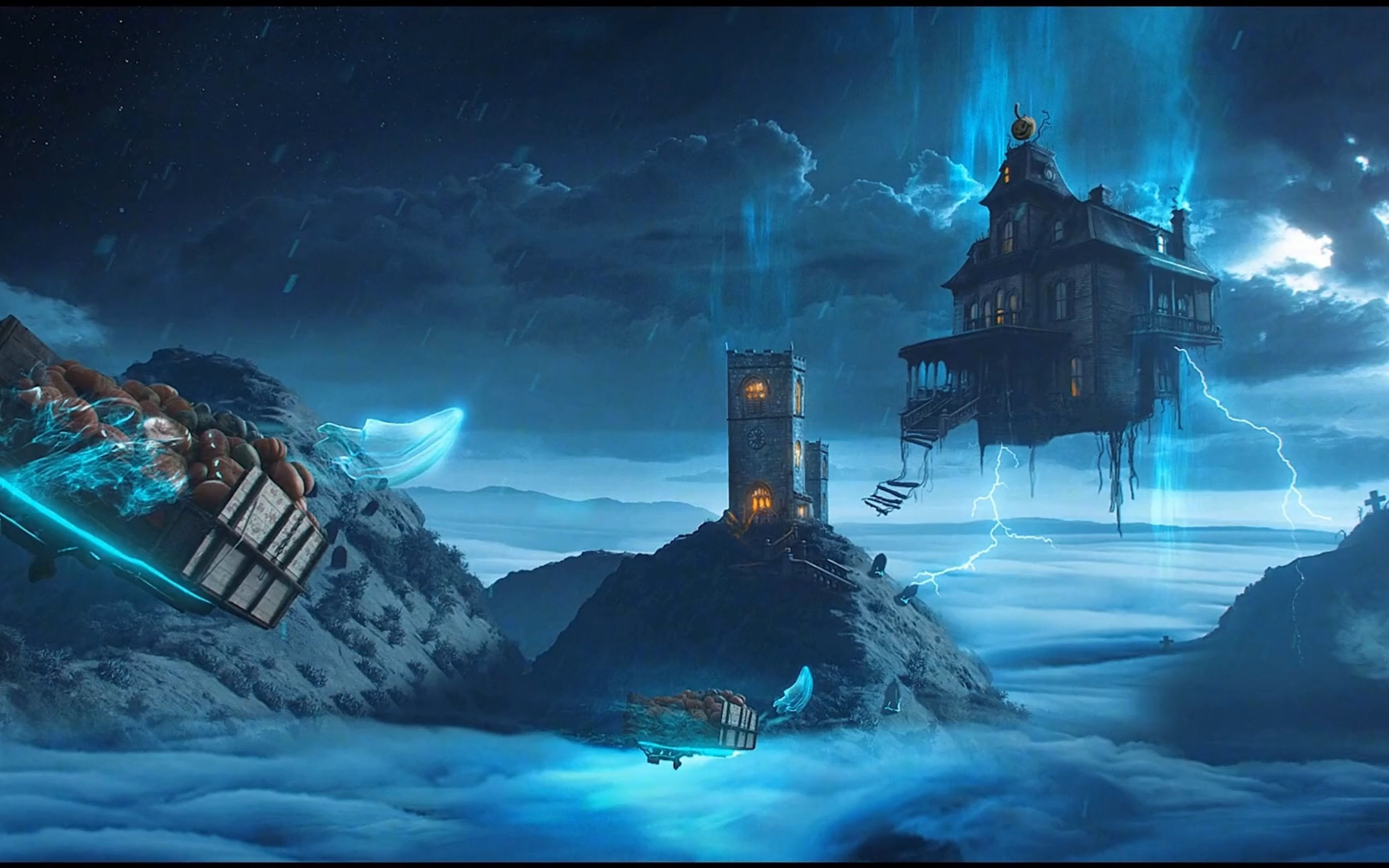 ps进阶教程:教你用ps合成创意海报(送南瓜99的幽灵)