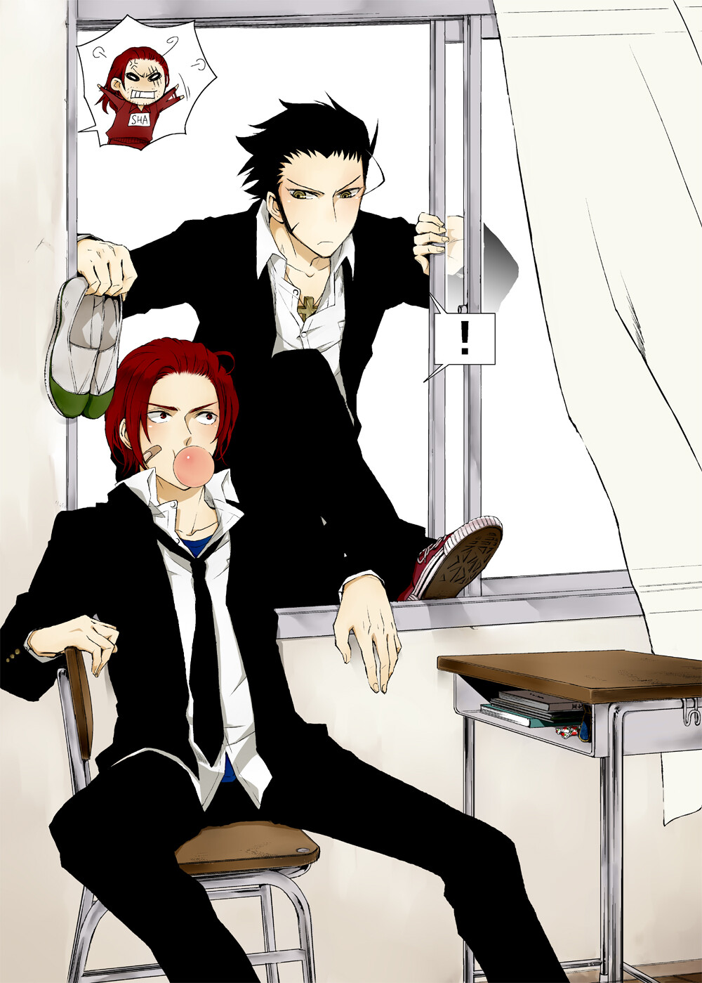 海贼王壁纸香克斯米霍克