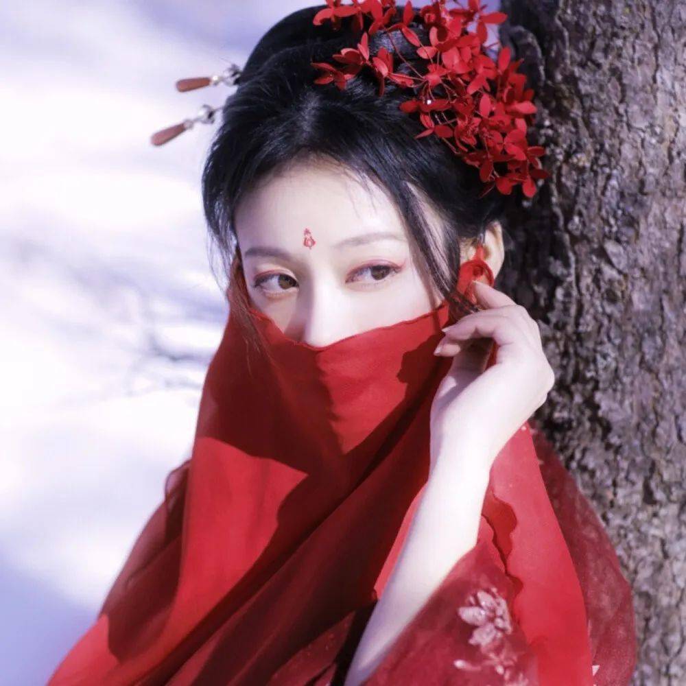 古风真人女头像