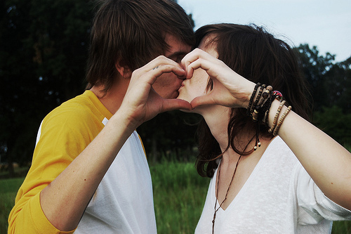 唯美的情侣合照 小清晰情侣合照图片