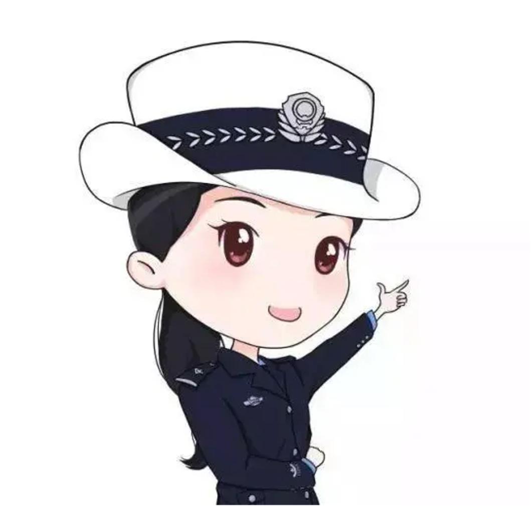 党旗飘扬在一线防疫查控一线的车管所女交警