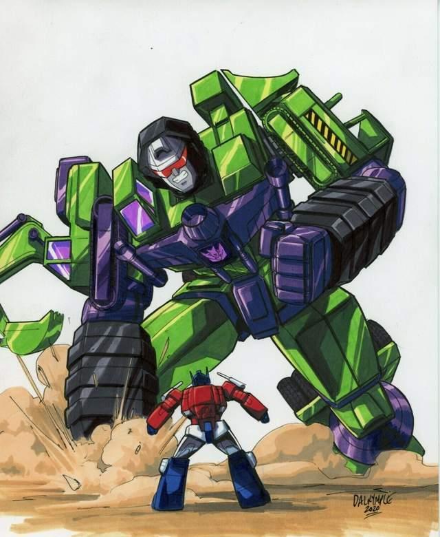 原创变形金刚人物志大力神妇孺皆知的建筑工人