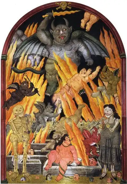 gates of hell, 1973 - fernando botero