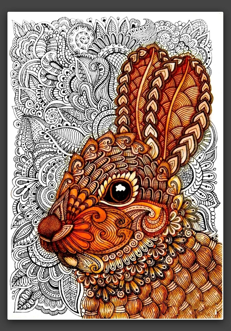 漂亮又有创意的线描装饰画