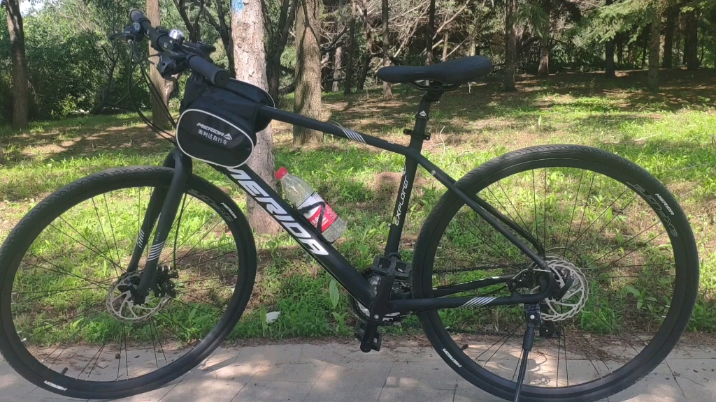 活动  新手提车 美利达探索者80平把公路车