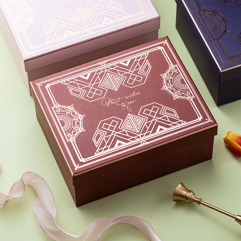 结婚伴娘伴手礼盒空盒子高级新年年货礼品包装盒男生款礼物盒简约