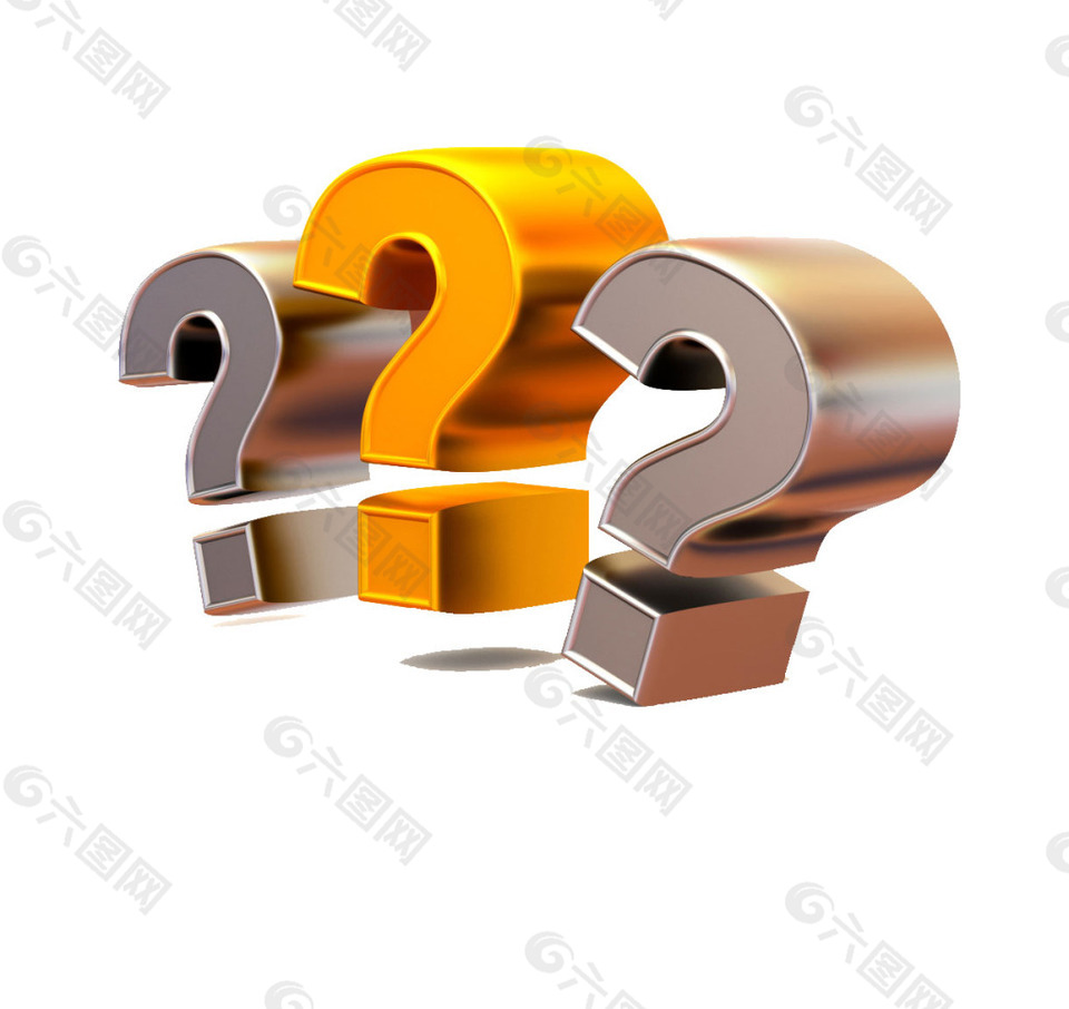 好看的设计元素 素材模板下载,本次设计元素 作品主题是 3d立体问号