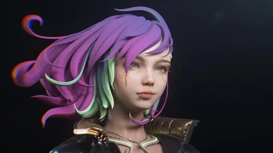 赛博朋克酷女孩hirokazuyokohara