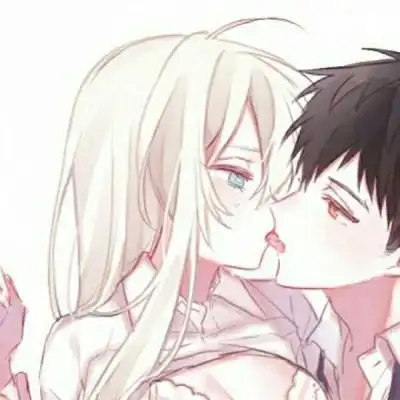 动漫情侣头像一对接吻一攻一受cp头像一左一右