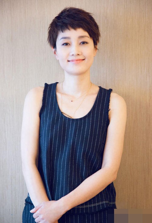 马伊琍最新的短头发发型 圈内时尚的短头发图片