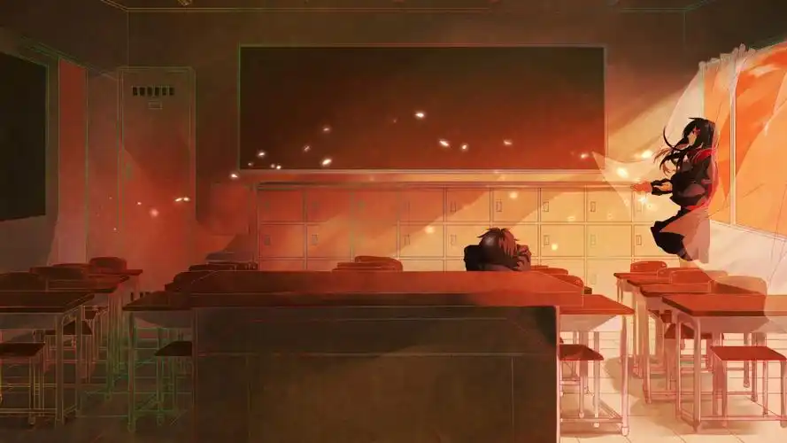 动漫,动漫女生,唯美,伤感,独自哭泣的女孩壁纸