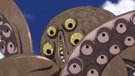 区区一个章鱼怪人,也敢嘲笑老师的光头,还乱认亲戚?打得你剩半截身子!