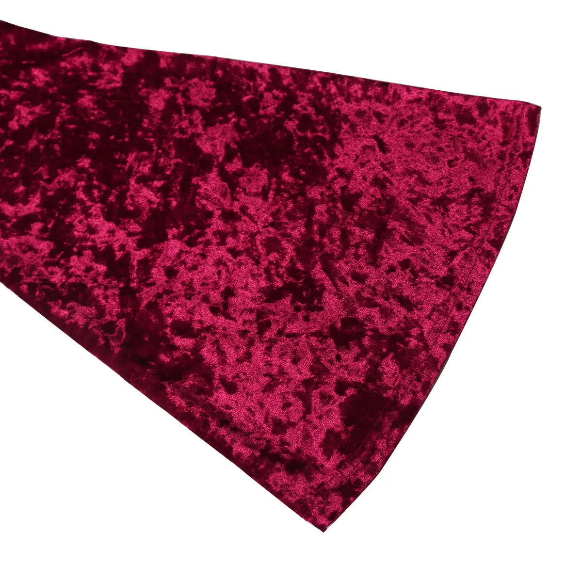 cuhakci女红色高腰金丝绒时尚阔腿女士微闪加长裤纯色都市休闲长裤