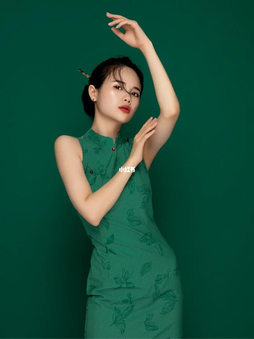 摄影新中式旗袍