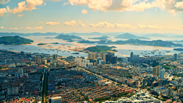 绿道绕五山,环抱定海湾!舟山定海东海云廊正从春天走来