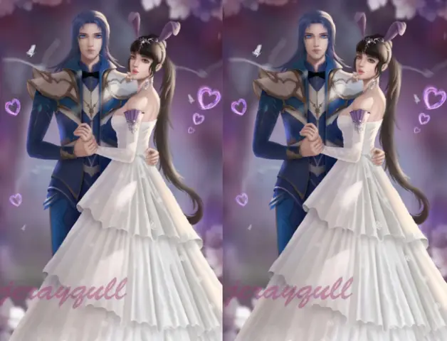 斗罗大陆:唐三,小舞结婚美照来袭,西式形象一般,中式才是yyds
