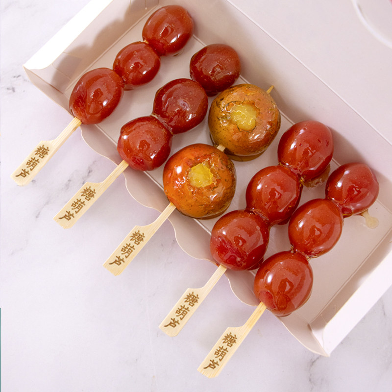 网红迷你小串冰糖葫芦竹签专用串签可爱儿童水果竹签