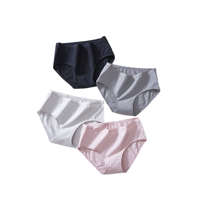 麦苓羽旗舰店 无痕纯棉质内裤4条