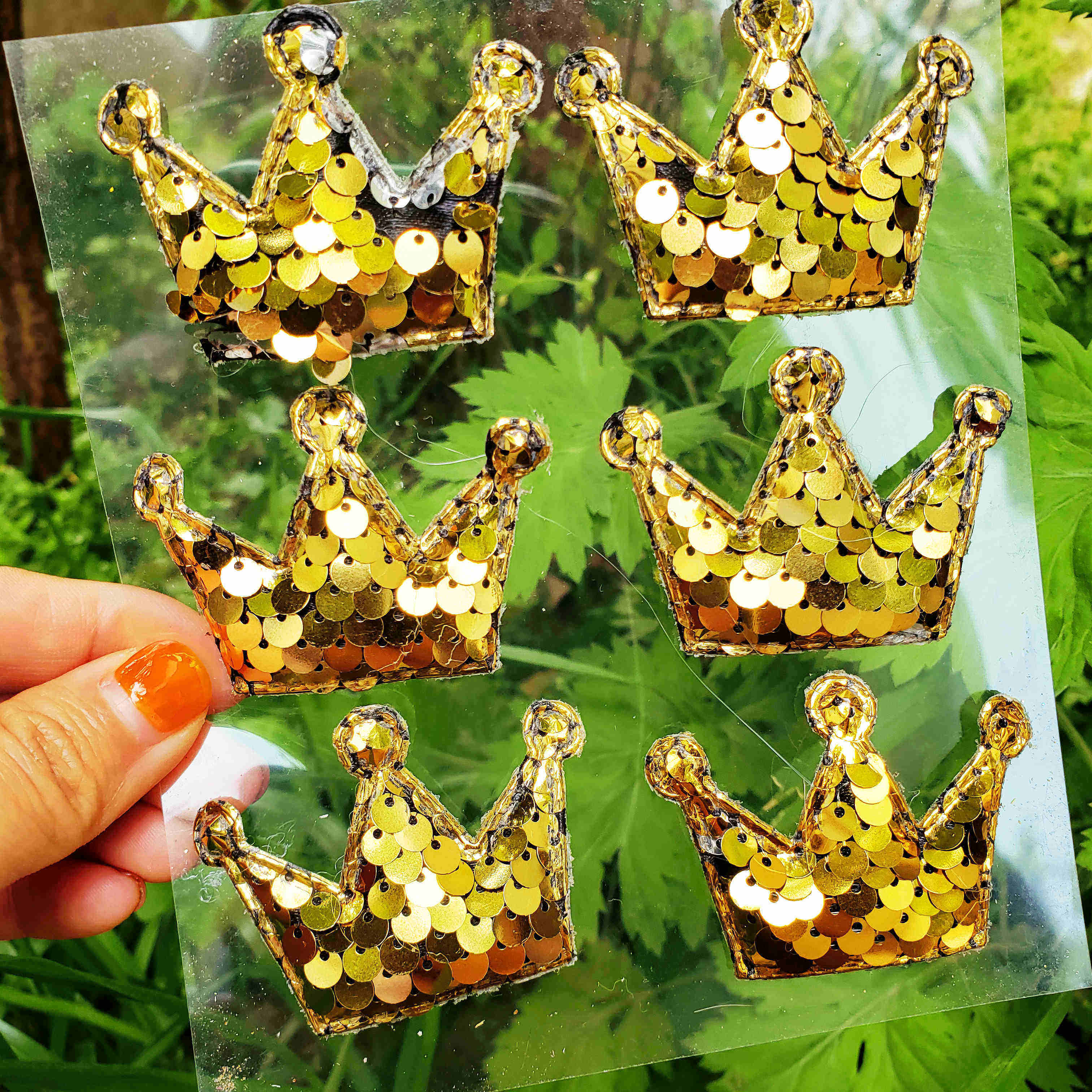 皇冠贴纸 金色皇冠 贴画 银色 皇冠 贴贴纸 小贴画 粘贴 皇冠