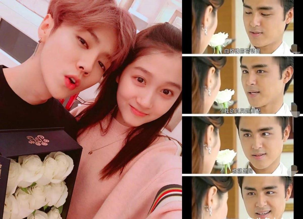 关晓彤鹿晗晒合照破分手谣言,玫瑰花语暗秀恩爱,两人疑似已在一起