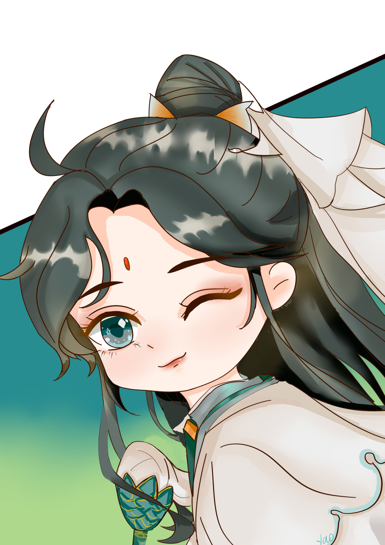 天官赐福q版图片(天官赐福漫画) - 赤虎壹号