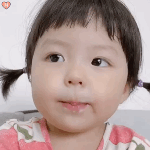 萌娃丸子妹表情包动图