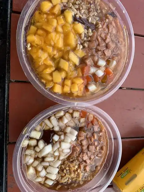 冰粉 要了哈密瓜和芒果的