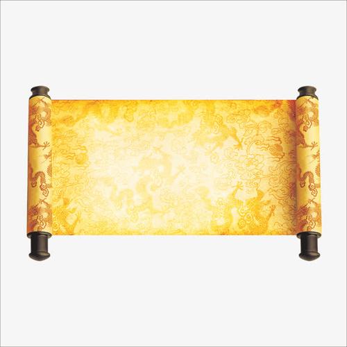 手绘圣旨的简笔画