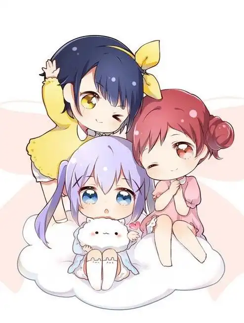 《q版人物组合》图片素材