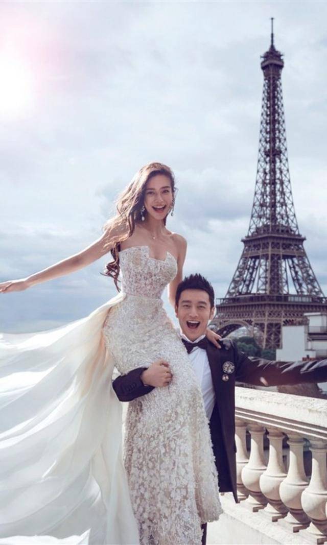 10对明星夫妻婚纱照大比拼