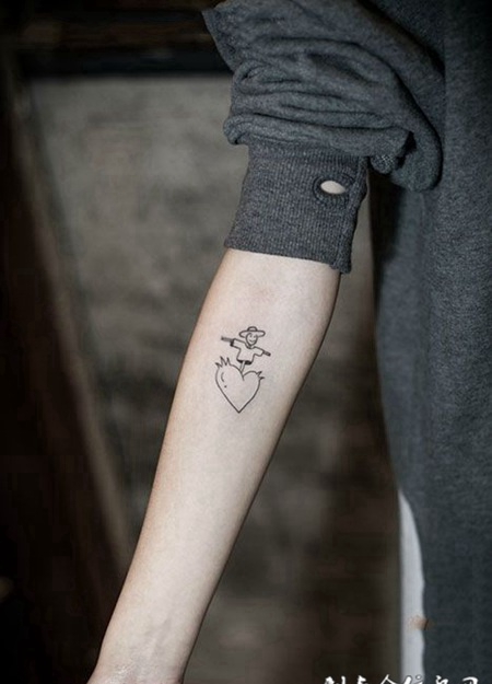 稻草人纹身_稻草人纹身图案_纹身稻草人图片大全 - 纹身秀