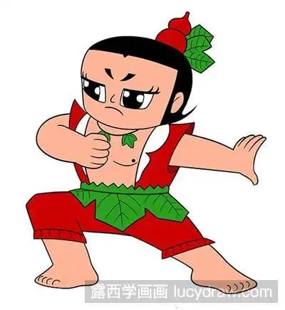 高清看图葫芦娃简笔画教程已经分享完毕,大家喜欢这样的葫芦娃吗?