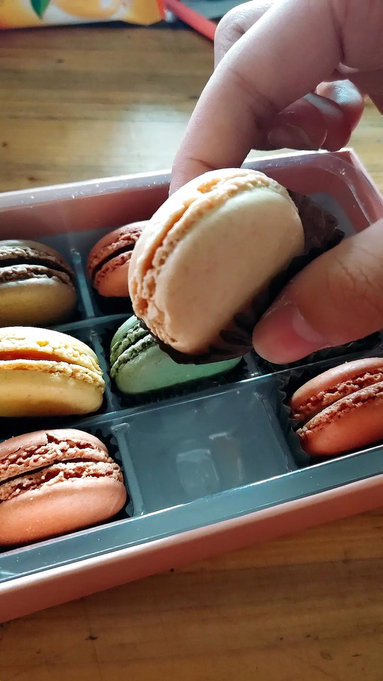 法式马卡龙甜点西式小蛋糕糕点零食礼盒 6枚马卡龙小清新礼盒晒单图